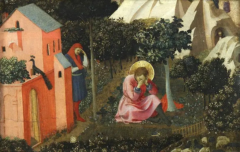 Saint Augustins Omvendelse - Fra Angelico