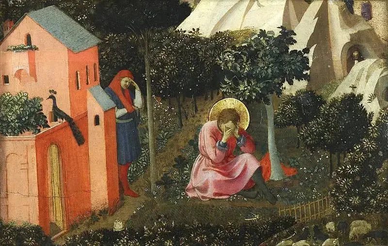 Saint Augustins Omvendelse - Fra Angelico