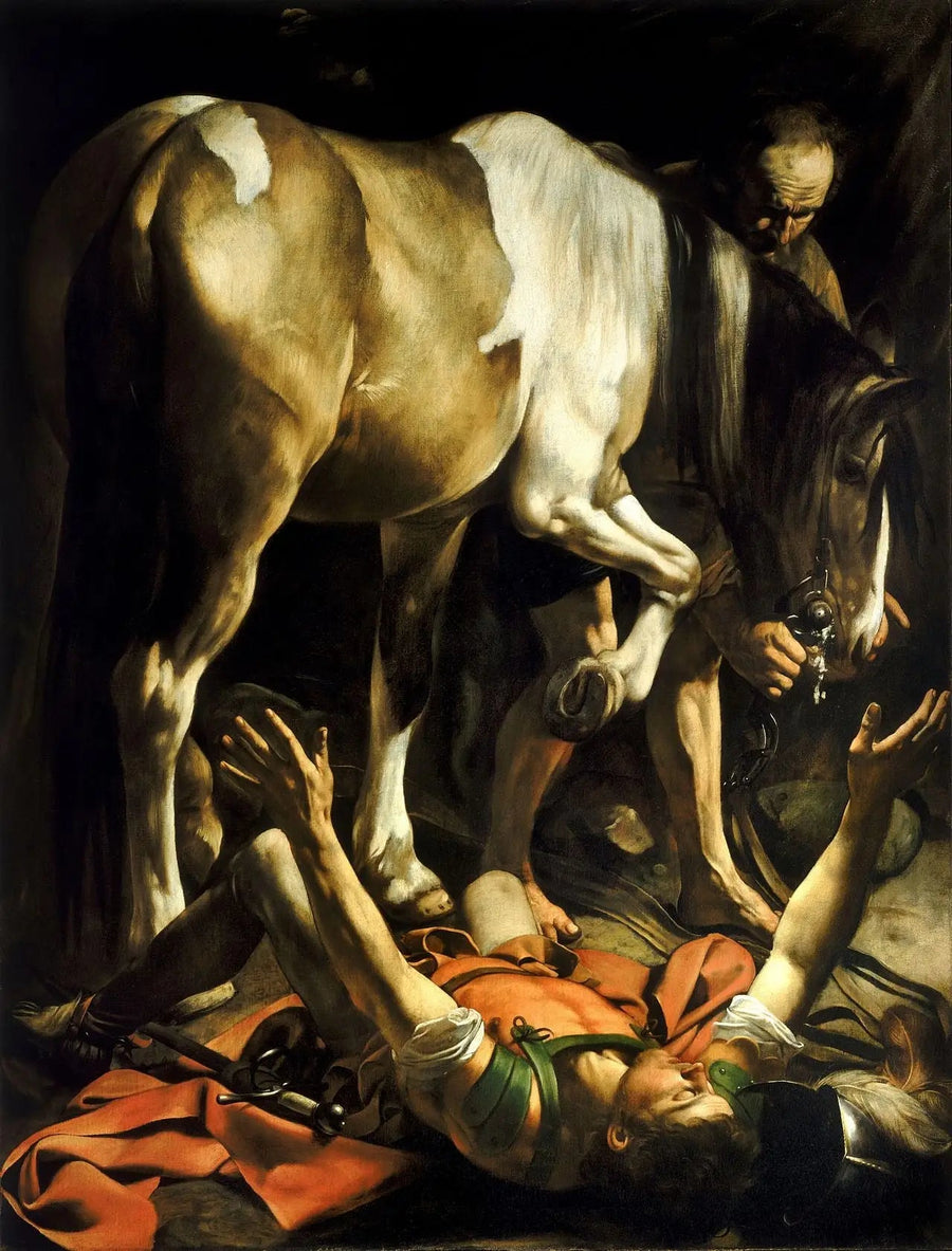 Konversionen af Sankt Paul på vejen til Damaskus - Caravaggio