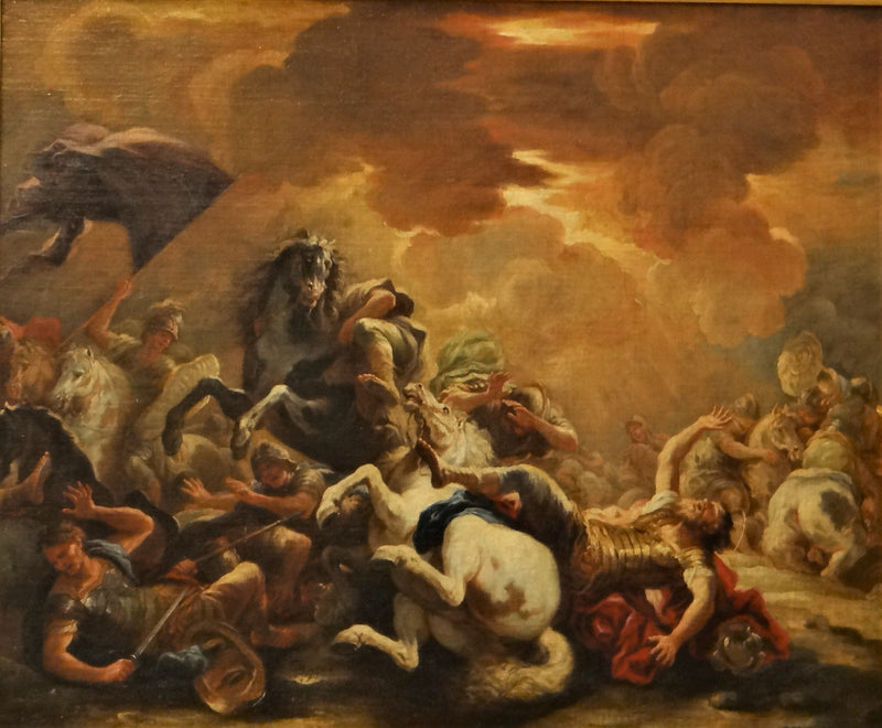 Saint Pauls Omvendelse på Damaskusvejen - Luca Giordano