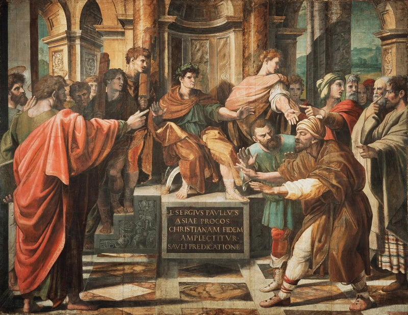 Prokonsulens konversion - Raphael Sanzio