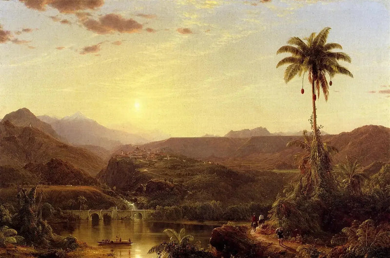 La Cordillère, solstråle-ventil - Frederic Edwin Church
