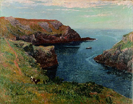 Groix-øens kystlinje - Henry Moret