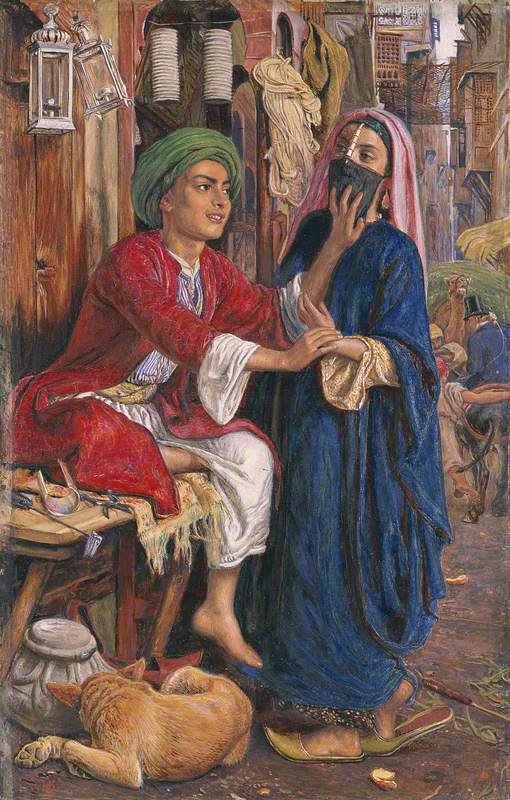 Fabrikantens gård af lanterner - William Holman Hunt