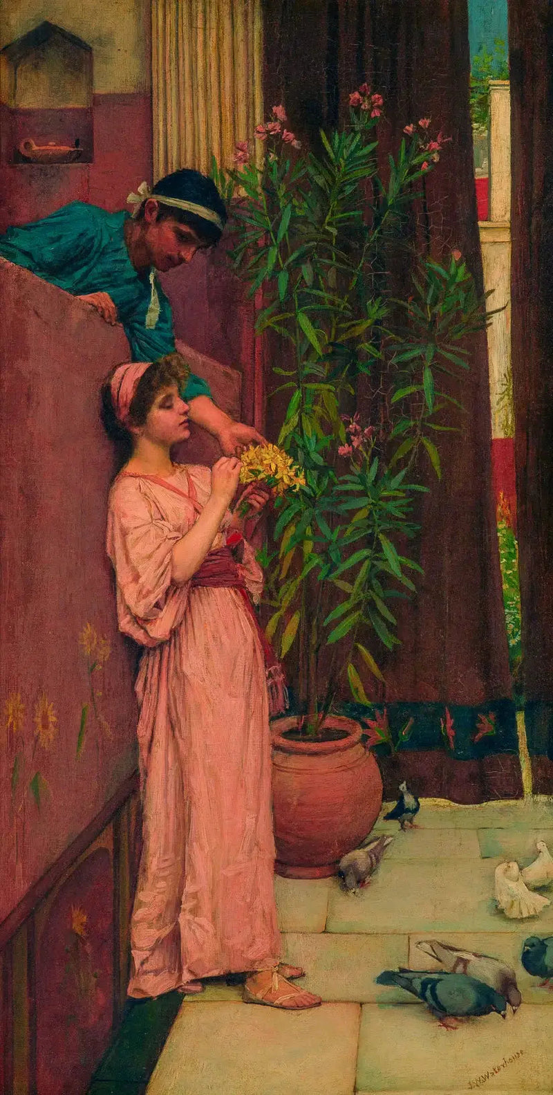 Hof / De søde ofre - John William Waterhouse