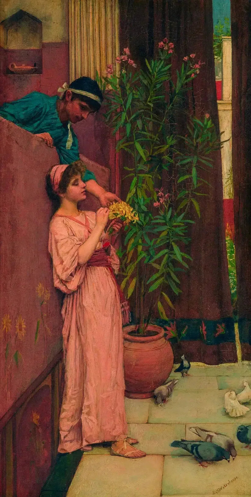Hof / De søde ofre - John William Waterhouse
