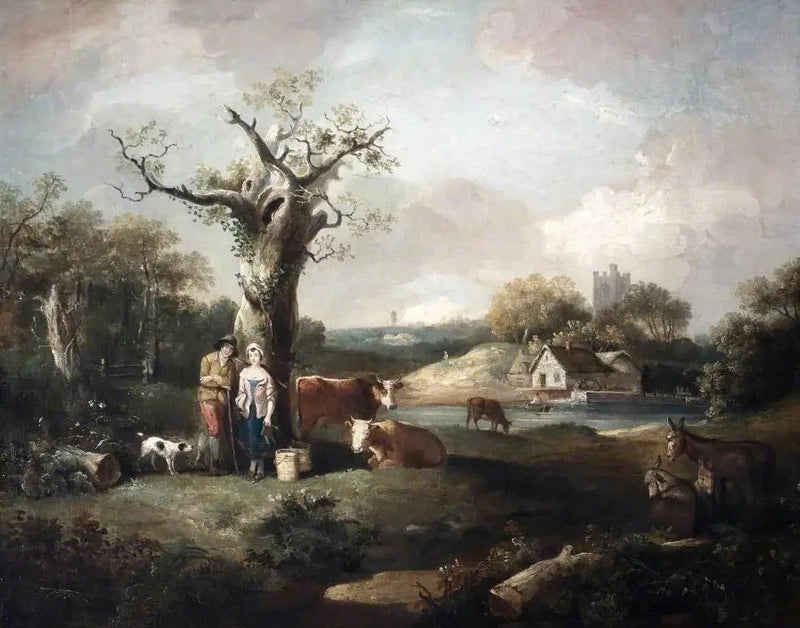 Den landlige gård - Thomas Gainsborough