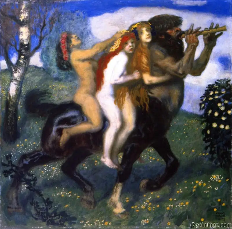Løbet - Franz Von Stuck