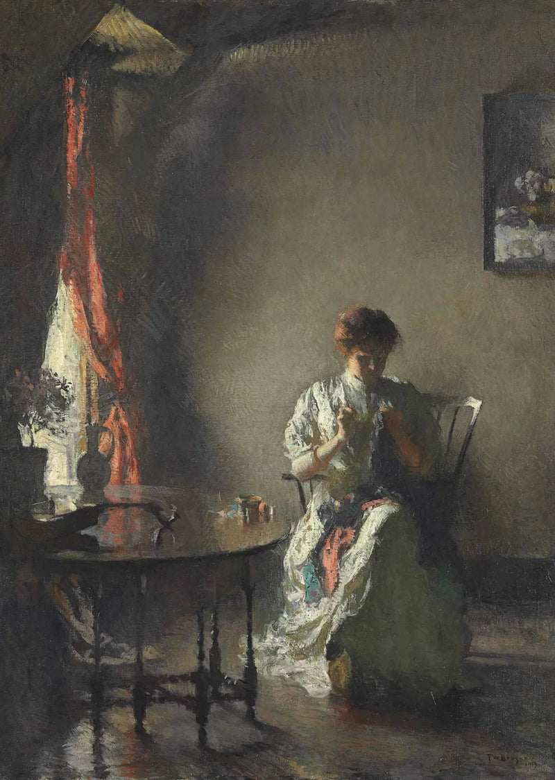 Synålersken - Frank Weston Benson
