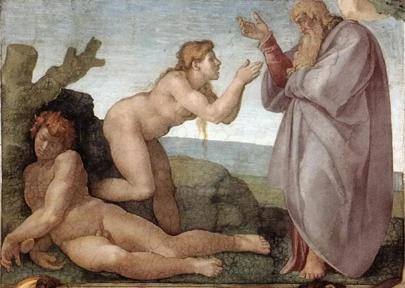 Evas Skabelse - Michelangelo
