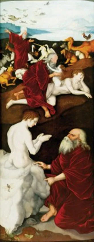 Menneskets og Dyrenes Skabelse - Hans Baldung Grien