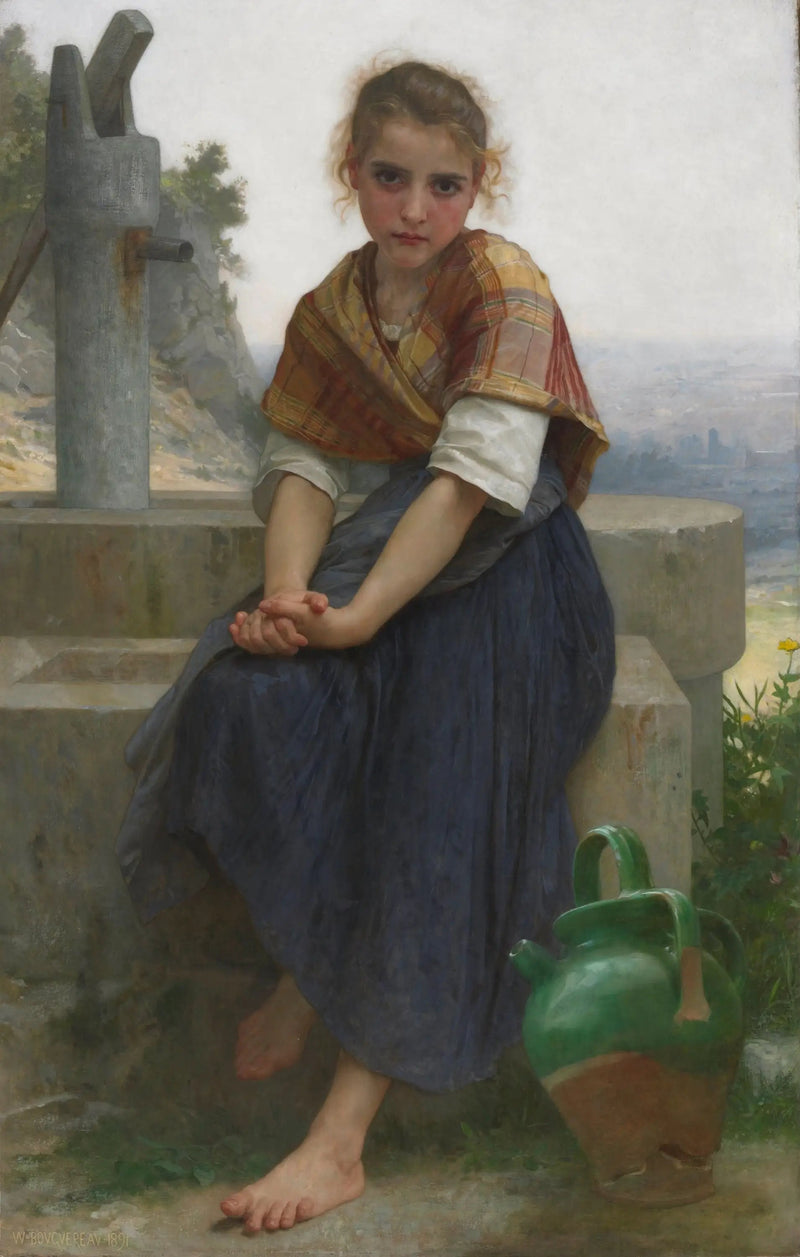 Den knuste krukke - Bouguereau