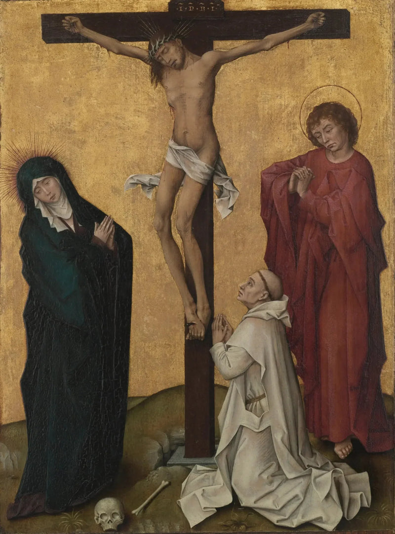 Korsfæstelsen med en karmeliter-munk - Rogier van der Weyden