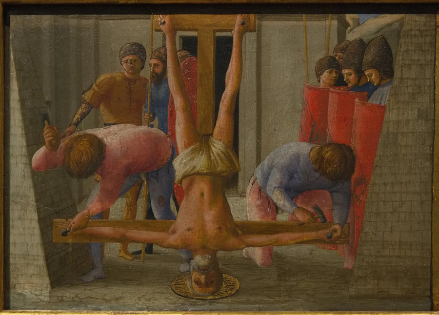 La Crucifixion de Saint Pierre - Masaccio image 1 tableau peint à l’huile sur toile