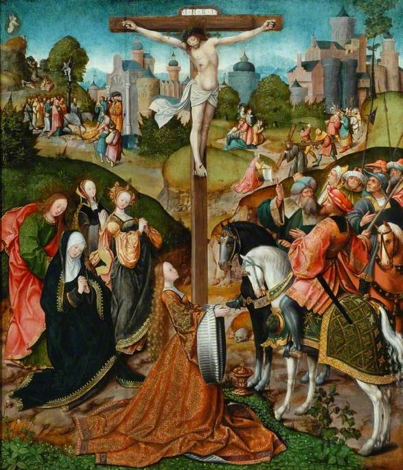 La Crucifixion - Jacob Cornelisz van Oostsanen - Alpha Reproduction