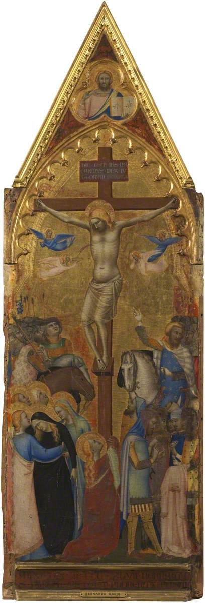 Korsfæstelsen (polyptyk, panel 3 af 5) - Bernardo Daddi