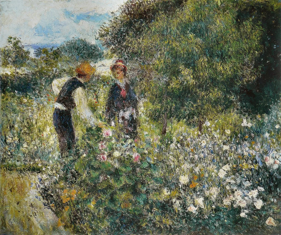 Blomsterplukningen - Pierre-Auguste Renoir