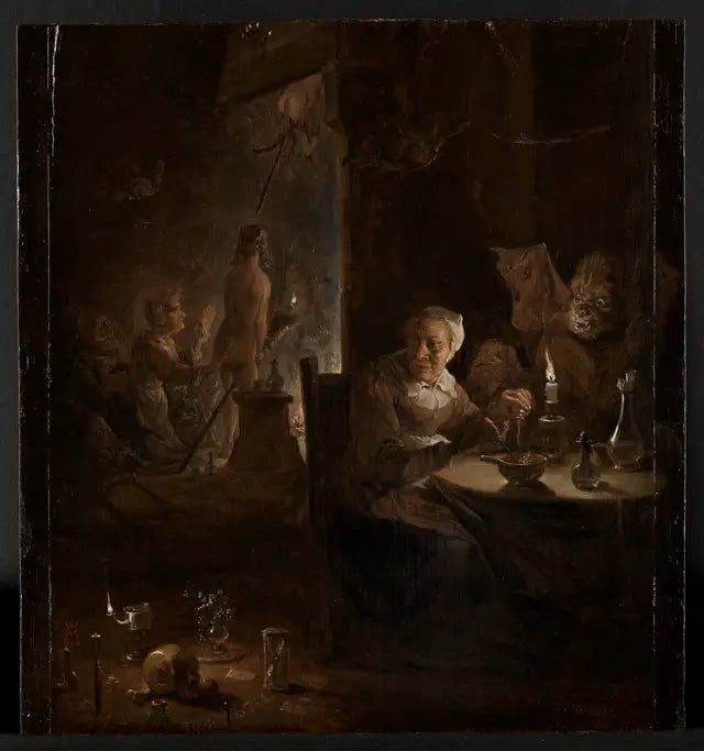 Troldkvindernes køkken - David Teniers den Yngre