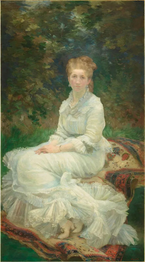 Den Hvide Dame - Marie Bracquemond