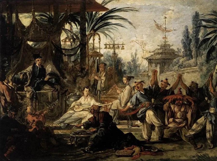 Den kinesiske dans - François Boucher