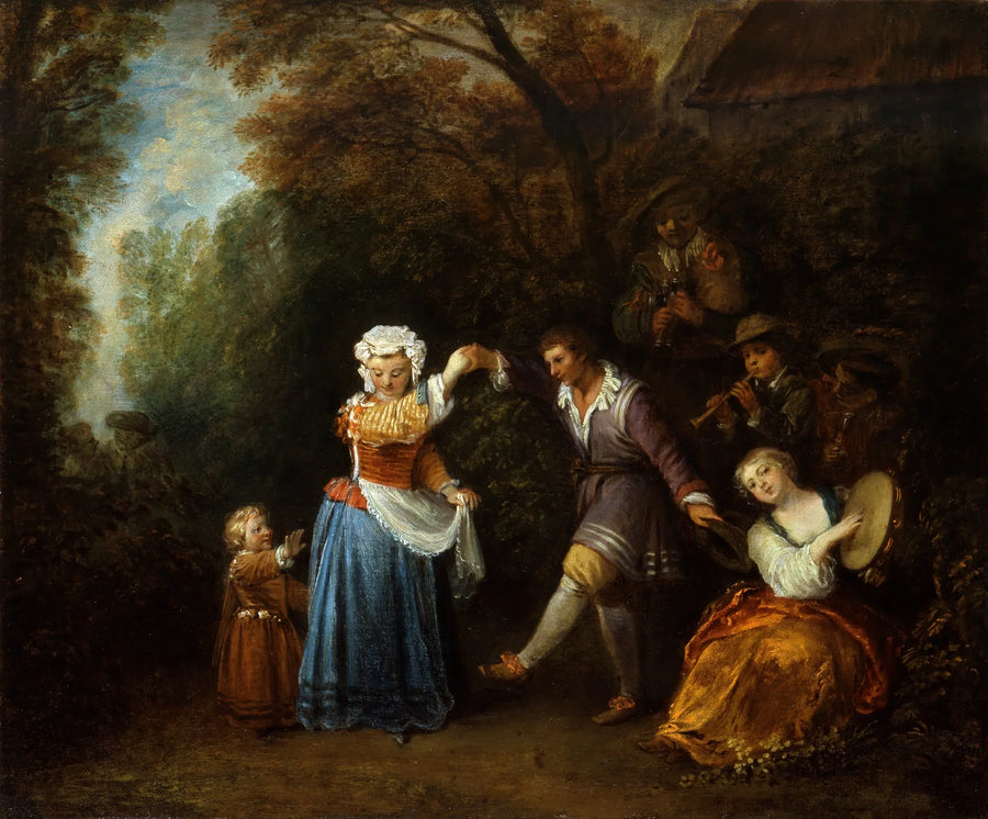 Danse land - Antoine Watteau