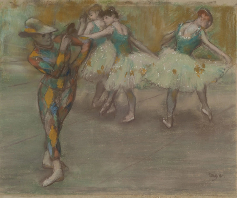 Danserne af Harlekin - Edgar Degas