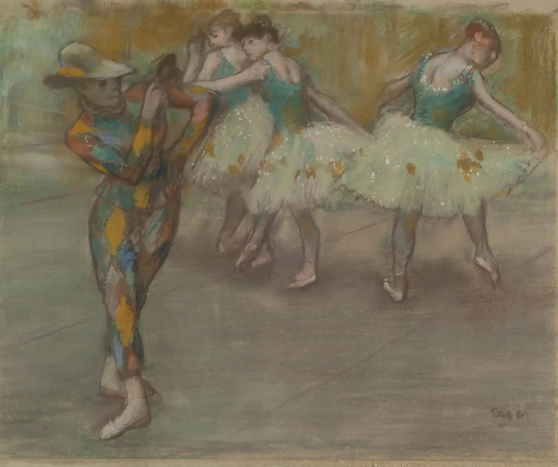 Danserne af Harlekin - Edgar Degas