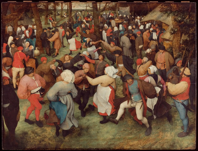Bryllupsdans i det fri - Pieter Brueghel den Ældre