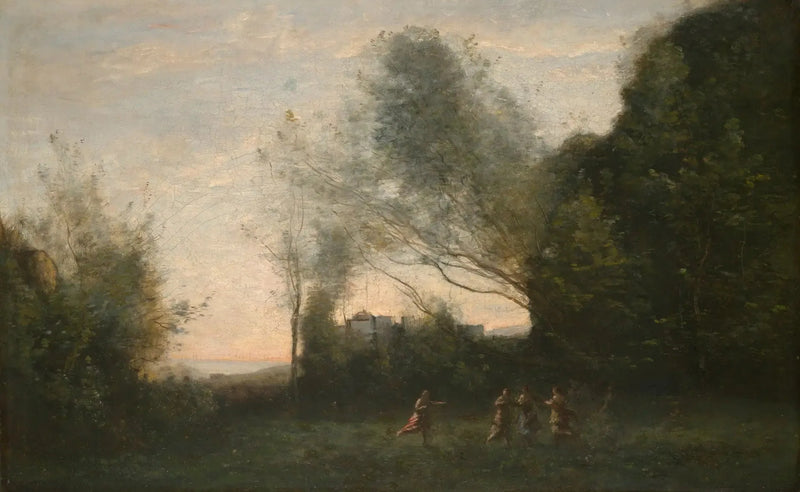 Nymfens dans - Jean-Baptiste Camille Corot