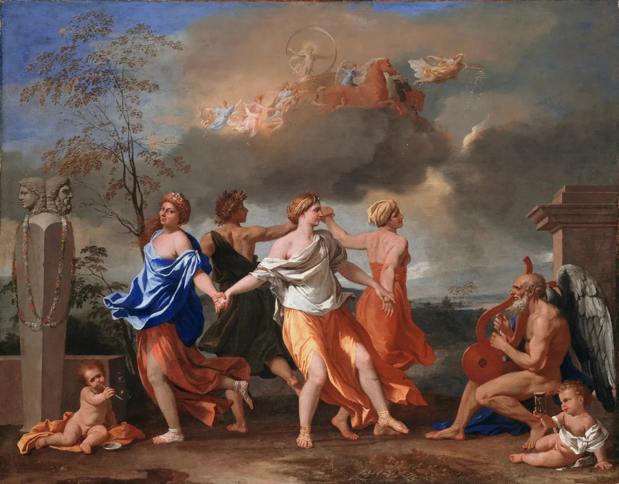 Dansen af det menneskelige liv - Nicolas Poussin