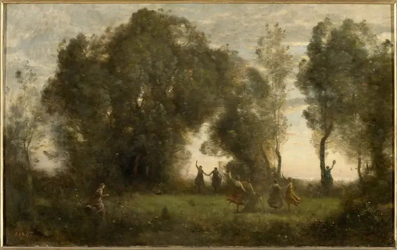 Nymfens dans dans - Jean-Baptiste Camille Corot