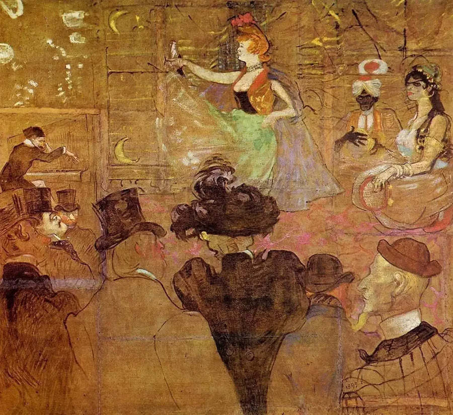 Den mauriske dans - Henri de Toulouse-Lautrec