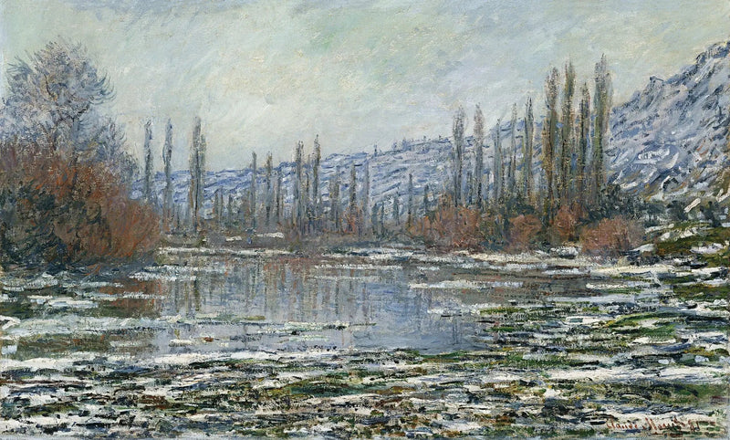 Nedbruddet ved Vétheuil - Claude Monet