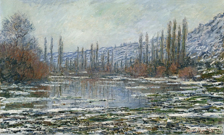 Nedbruddet ved Vétheuil - Claude Monet