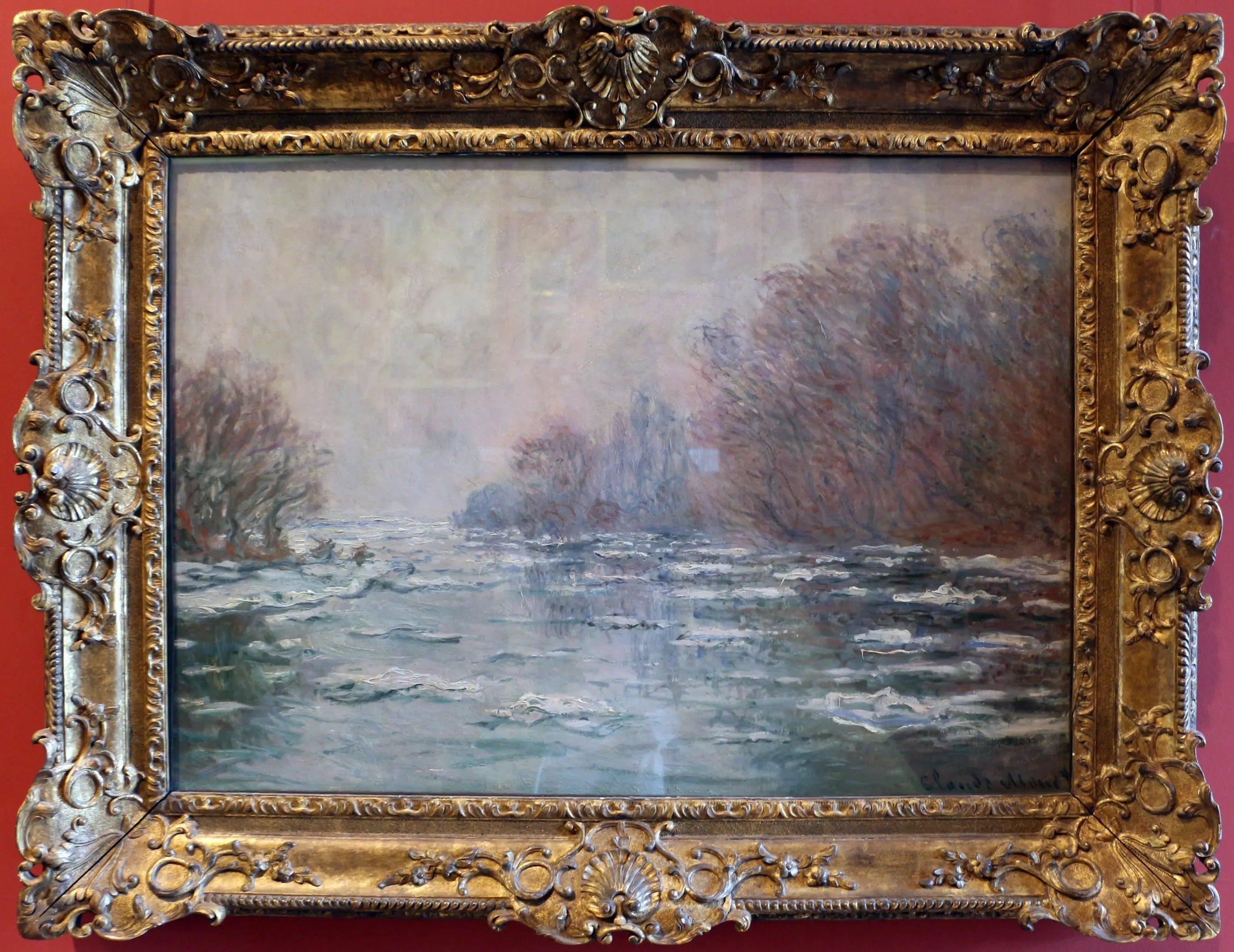 Reproduction du tableau « La Débacle près de Vétheuil - Claude Monet » par Alpha Reproduction en peinture à l’huile