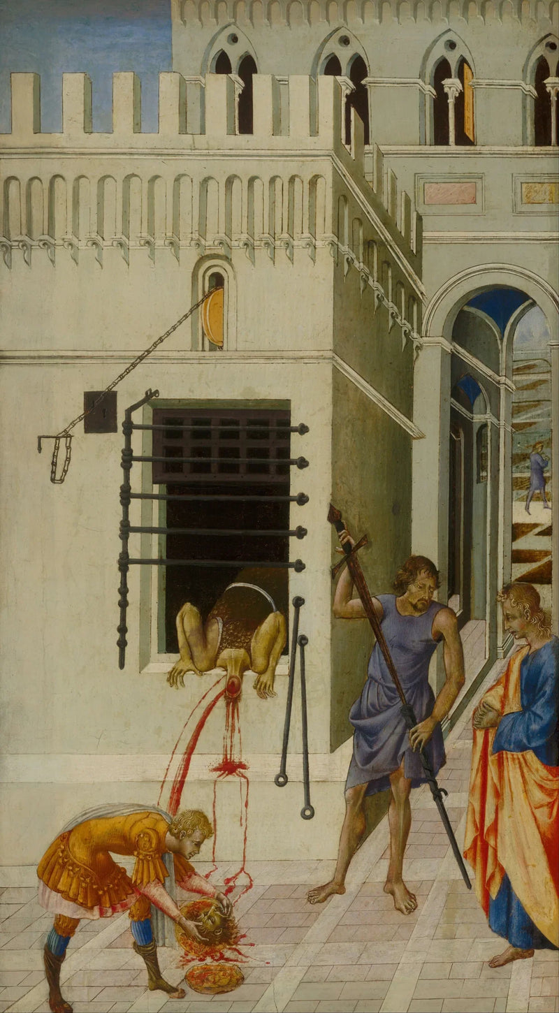 Johannes Døbers halshugning - Giovanni di Paolo