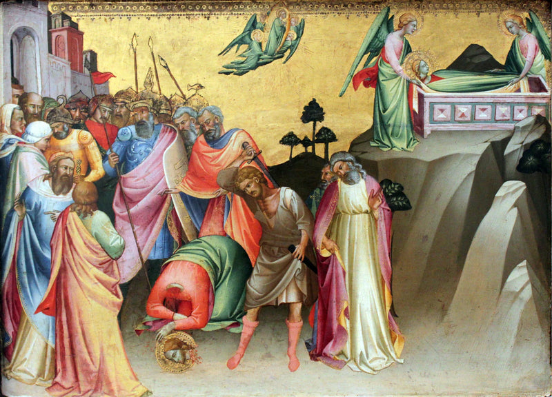 Saint Katharina af Alexandria halshugning - Lorenzo Monaco
