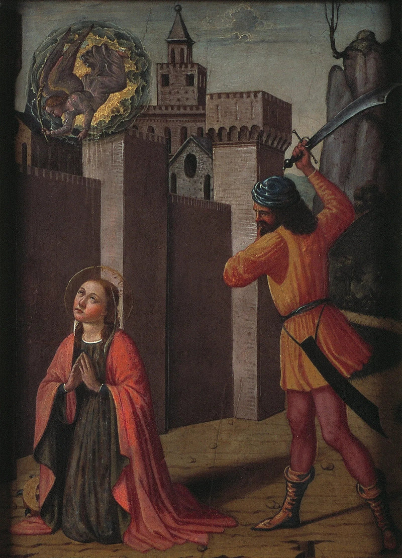 Saint Katharina af Alexandria's halshugning - Pinturicchio