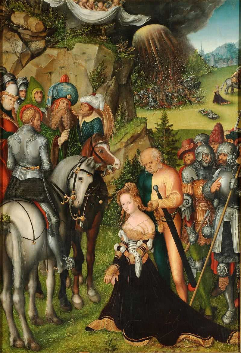 Saint Catharines halshugning - Lucas Cranach den Ældre