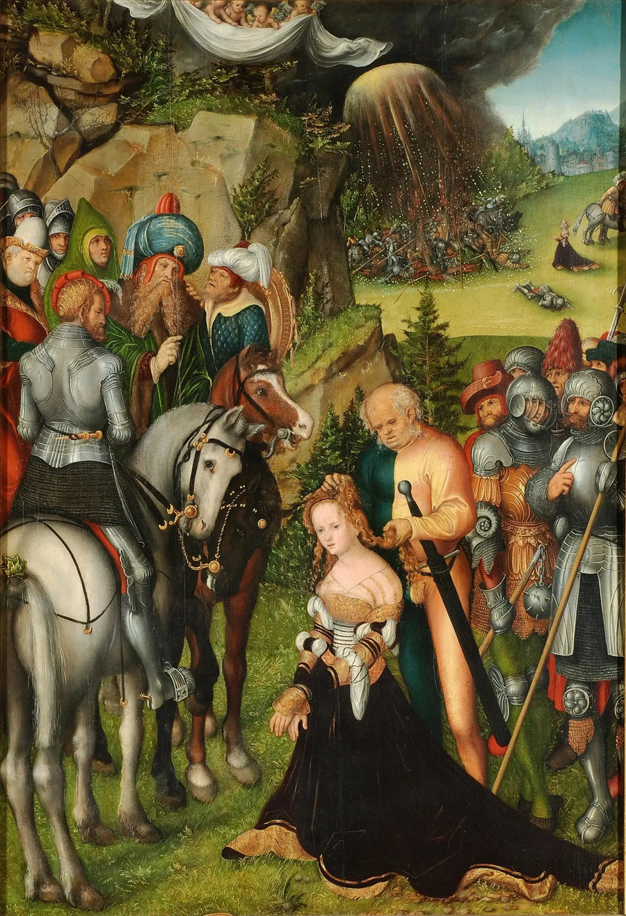 Saint Catharines halshugning - Lucas Cranach den Ældre
