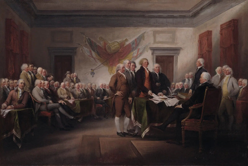 Uafhængighedserklæringen, 4. juli 1776 - John Trumbull