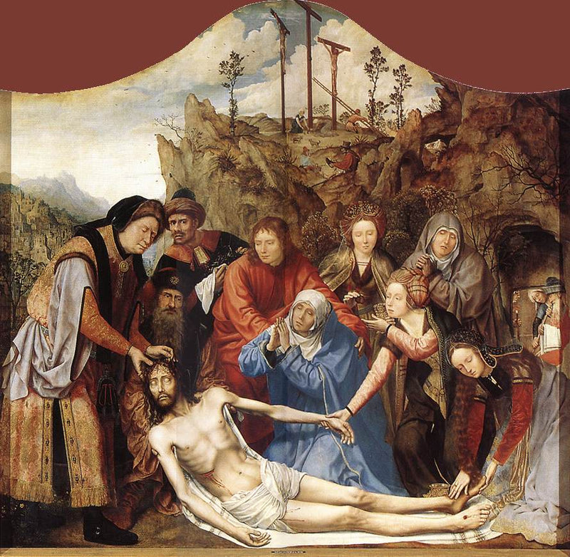 Saint Johannes Døbers Dåb - Quentin Metsys