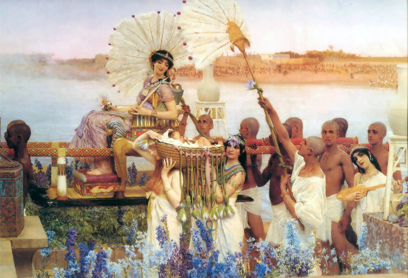 Opdagelsen af Moses - Lawrence Alma-Tadema