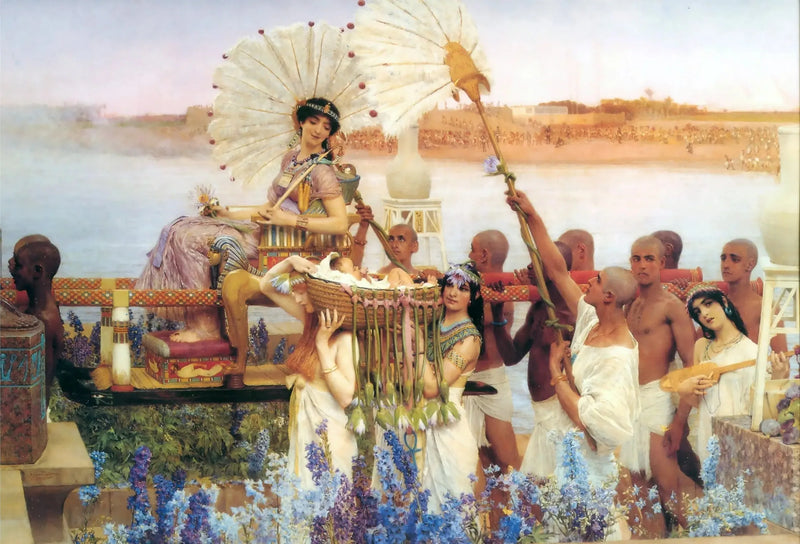 Opdagelsen af Moses - Lawrence Alma-Tadema