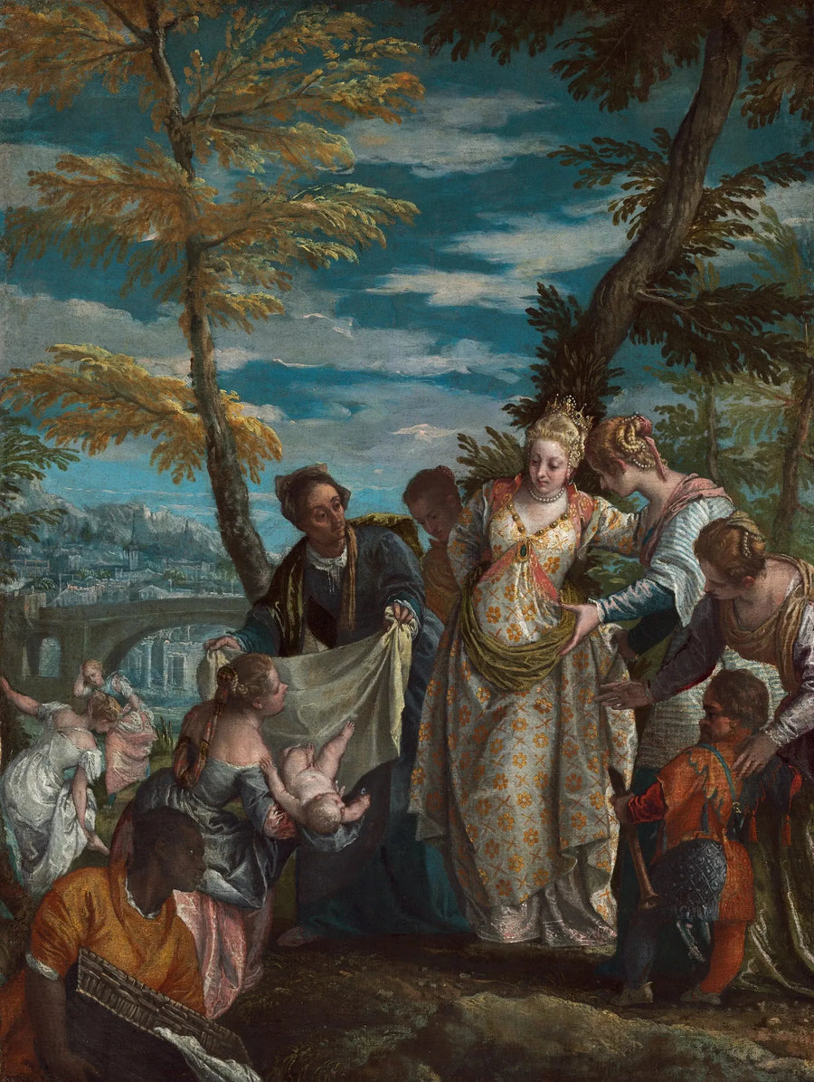 Opdagelsen af Moses - Paul Véronèse