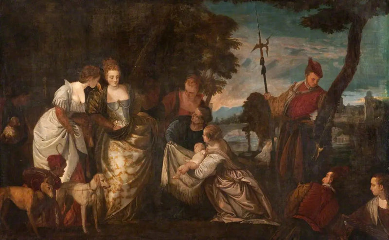 Opdagelsen af Moses - Paul Véronèse