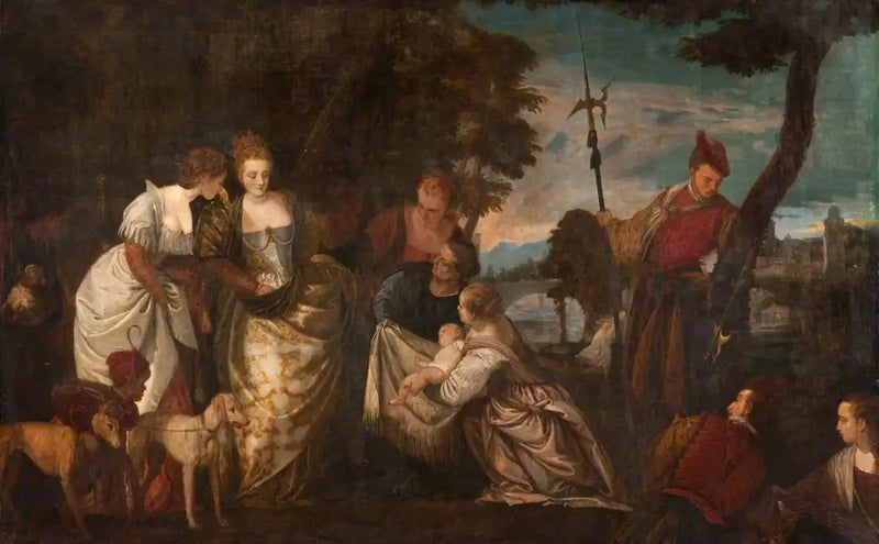 Opdagelsen af Moses - Paul Véronèse