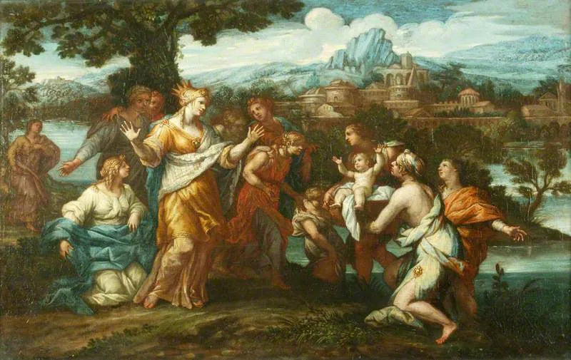 Opdagelsen af Moses - Pietro da Cortona