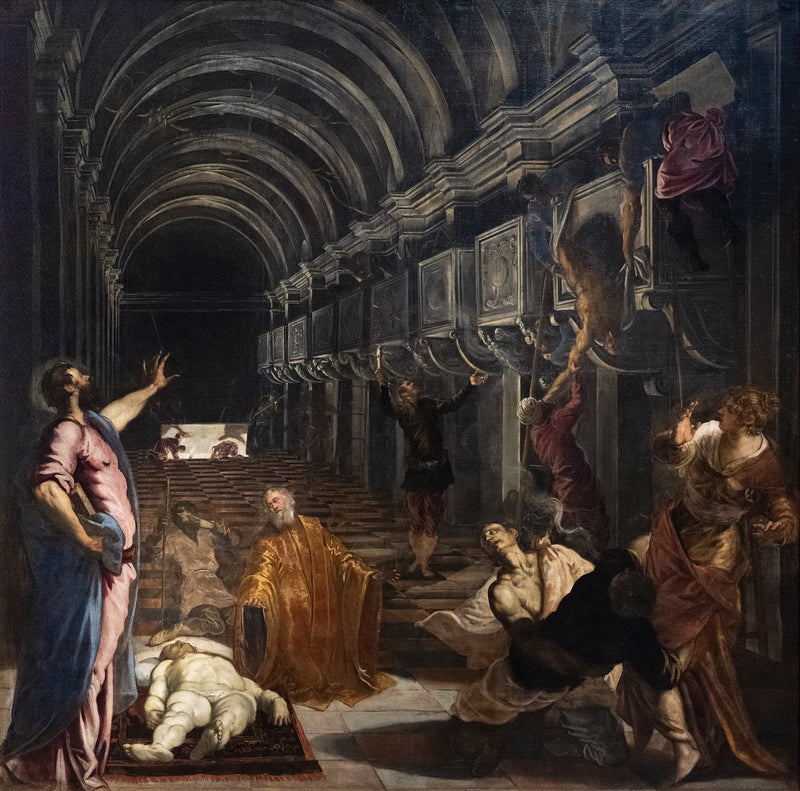 Opdagelsen af Saint Marc's legeme - Jacopo Tintoretto