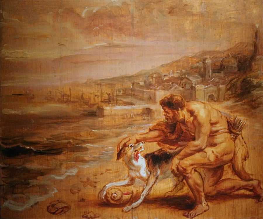 Opdagelsen af purpuren - Peter Paul Rubens